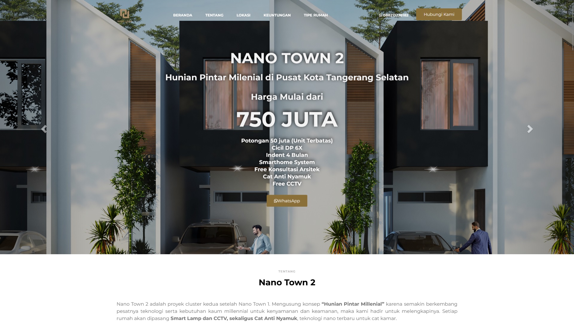 Nano Town 2 Landing Page