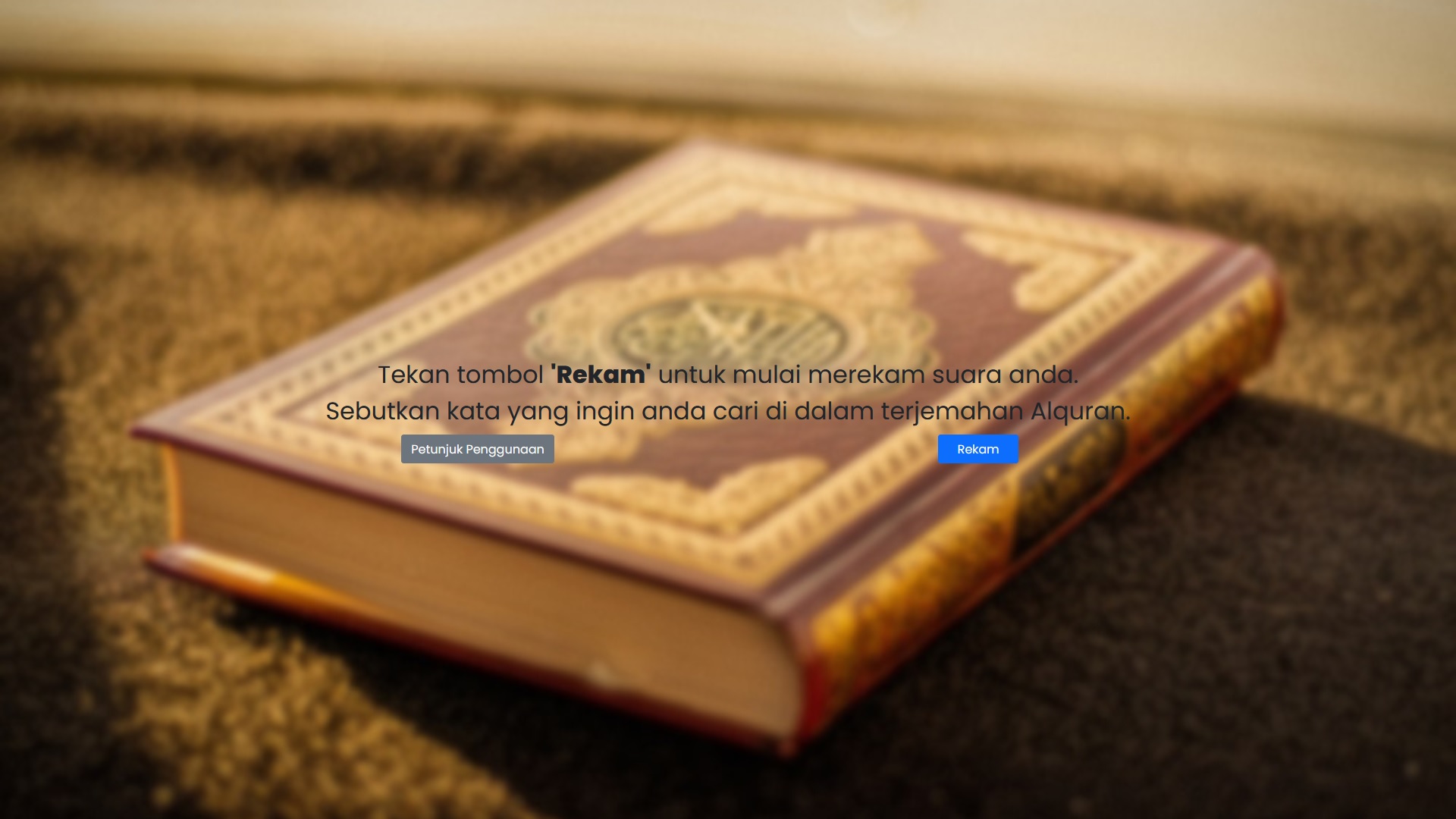 Sistem Pencarian Terjemahan Al-Qur'an